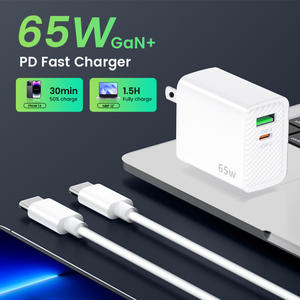 อะแดปเตอร์ชาร์จ Schitec คุณภาพสูง 65W Gan Charger Qc3.0 PD 65w USB ชาร์จเร็วพิเศษ สำหรับแล็ปท็อป - Product Image 5