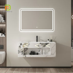 <span class=keywords><strong>อ่าง</strong></span>ล้างมือหินหินชนวนชุดโต๊ะเครื่องแป้งอ่างล้างมือหินอ่อนแบบฝังติดผนัง - Product Image 1