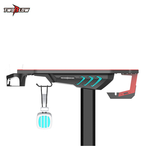 โลโก้ที่กำหนดเองโรงงานจีน Oem สำนักงานคอมพิวเตอร์โต๊ะเล่นเกมตารางที่มี Rgb ไฟ Led - Product Image 6