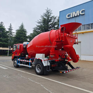 FAW 4x2 4 metros cúbicos pequeño camión hormigonera para <span class=keywords><strong>Jamaica</strong></span> - Product Image 1