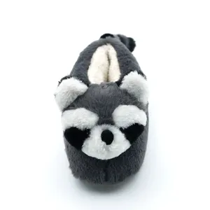 <span class=keywords><strong>Femme</strong></span> <span class=keywords><strong>Femme</strong></span> <span class=keywords><strong>Femme</strong></span> Dames Filles Peluche Animaux Personnalisés Raton Laveur Intérieur Maison Peluche Antidérapante Jouet Chaussons Bottes Chaussons - Product Image 4