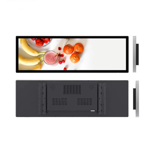 HONGNUO Écran de bar 28,8 pouces <span class=keywords><strong>pas</strong></span> <span class=keywords><strong>cher</strong></span> 0-50 ° Écran LCD étiré mural pour affichage numérique intérieur, humidité 20-85% - Product Image 2