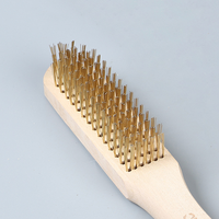 Brosse industrielle hautement flexible, brosse à fil torsadé, brosse à fil de cuivre pour l'élimination de la rouille et le polissage, personnalisable