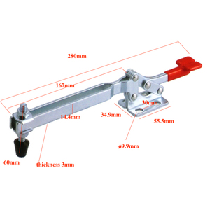 HM3547 Klem Toggle dengan Pengunci Batang Panjang Bahan Stainless Steel Pilihan Metrik & Inci-GH-22185 - Product Image 3