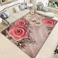 Magnifique tapis imprimé fleur, tapis papillon moderne pour salon chambre à coucher, offre spéciale