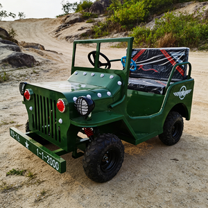 Jeep Eléctrico Infantil de Diversión <span class=keywords><strong>para</strong></span> Alquiler en Parques Comerciales Interiores y Exteriores, con Función de Avance y Retroceso, Construcción de Acero de Buena Calidad - Product Image 3