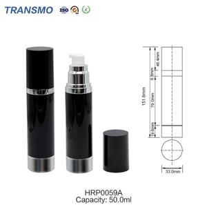 Flacon pulvérisateur cosmétique écologique personnalisé en PET 50 ml, lotion sans air, écran solaire avec pompe - Product Image 2