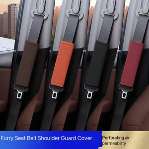 Cinturón de seguridad para coche, protector de hombro, cubierta protectora, Red de masaje, almohadilla acolchada transpirable para las cuatro estaciones, accesorios interiores para coche - Product Image 5