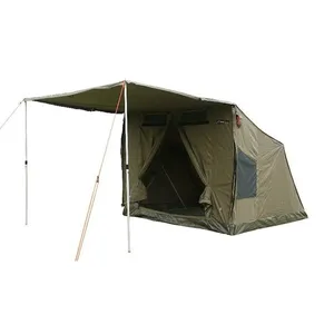 Quick setting OZ tent canvas safari tent