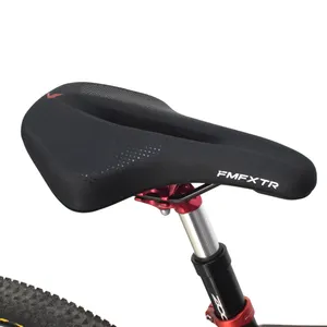 FMFXTR MTB Bicycle Saddle USD Taillight Seat Cushion Mountain Bike Saddle LED Light Comfortable Breathable Seat Bicycle Parts