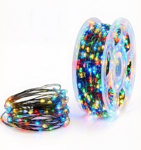 Waterproof Outdoor LED String <b>Lights</b>, 10m 30m 50m 100m Multi-Length Christmas <b>Fairy</b> <b>Lights</b> for Street Holiday Wedding Party - Product Image 1