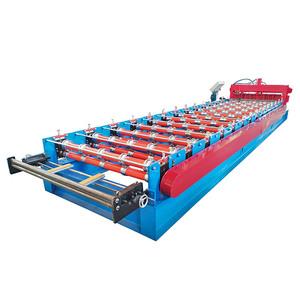 1044 Sırlı Metal Çatı Kaplama Rulo Şekillendirme Makinesi Satılık - Product Image 4