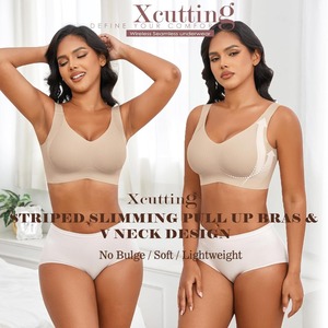 Reggiseno Modellante Wireless Personalizzato con Supporto, <span class=keywords><strong>Taglie</strong></span> Forti, Bretelle Regolabili, <span class=keywords><strong>Intimo</strong></span> Modellante per Adulti - Product Image 2