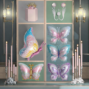 Butterfly Design Foil <b>Balloons</b> for Kids Birthday <b>Party</b> & Thanksgiving <b>Party</b> Supplies Decoration - Product Image 3