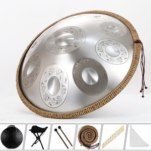 Handpan Profesional de 22 Pulgadas con Sonidos Etéreos de <span class=keywords><strong>440</strong></span> <span class=keywords><strong>Hz</strong></span> y <span class=keywords><strong>432</strong></span> <span class=keywords><strong>Hz</strong></span> para Principiantes y Avanzados - Product Image 4