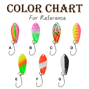 Cucchiaino da Pesca in Metallo 3g 31mm ad Azione Affondante con Amo Singolo Affilato per la Pesca in Acqua Dolce e Salata di Sgombri, Spigole, Trote e Salmoni - Product Image 6