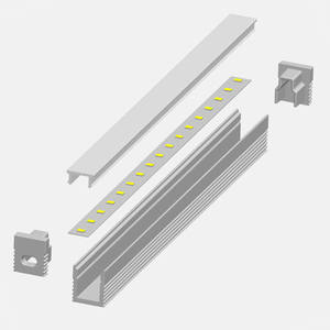 Nuovo sottile 2m, 3m Led profilo di <span class=keywords><strong>plastica</strong></span>, Led profilo di montaggio - Product Image 2