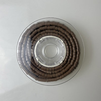 4mm 1000 Buah Cincin Mikro Silikon Pre-Loaded untuk I Tip Micro Beads Wefts Easy Loop Hair