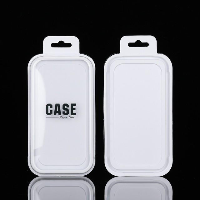 For iPhone Clear Printed Retail Plastic PVC Mobile Phone Packaging Box Smartphone Cellphone Case Package