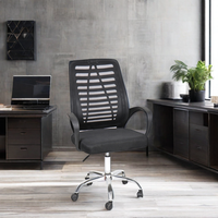 Coussin de siège personnalisé contemporain confortable chaise de bureau ergonomique pivotante en maille réglable en hauteur pour le mobilier de bureau