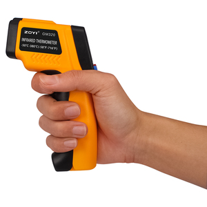 Infrarrojo industrial ZOYI 380: rango de prueba del termómetro de-5C a C emisividad ajustable <span class=keywords><strong>LAL</strong></span>/HAL Max/Min/Avg/Dif Offset - Product Image 4