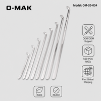 Calzascarpe in Acciaio Inossidabile con Gancio Lungo, 8 Misure 15-80cm, Design Appendibile, Spessore 1.2mm, Ecologico, Certificato CE RoHS REACH, OEM/ODM