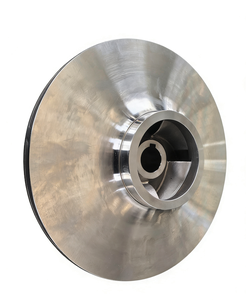 Индивидуальная закрытая крыльчатка из нержавеющей стали 304 с турбинными лопастями и 4 лопастями, обработанная пескоструйным методом - Product Image 5