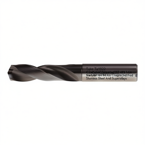 Ttake Ta1022 <b>Carbide</b> <b>Drill</b> <b>Bit</b> Nano TiAln Coated 3Xd For Stainless Steel And Superalloys - Product Image 2