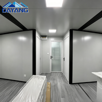 Villa de luxe préfabriquée en acier extensible de 20 pieds de haute qualité en Chine, petit bureau, maison