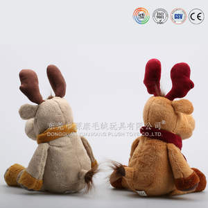 Importer des ornements de Noël en peluche Jouet d'orignal Animal en peluche de l'usine de cadeaux de Chine directement - Product Image 3