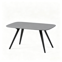 Table d'appoint sur mesure ODM/OEM avec pieds de trépied stables et finition mate, idéale pour les projets de rénovation de restaurants et appartements