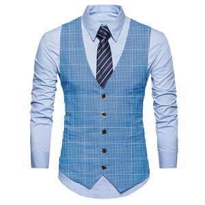 Veste d'extérieur décontractée pour homme, col en V, coupe ajustée, imperméable, écologique, style rétro, respirante, en toile, pour l'automne - Product Image 1