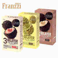 Biscuits Franz en gros : Boules de crème au lait et pulpe éclatante 100g, saveurs variées, biscuits exotiques sucrés