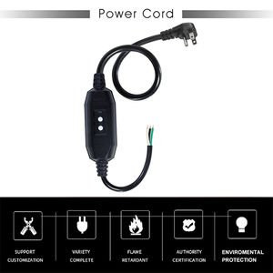 14wg 125v ac 3 अमेरिकी प्लग की आपूर्ति केबल gfci एक्सटेंशन कॉर्ड पावर आउटलेट कंप्यूटर नेमा 5-15p पुरुष अंत - Product Image 4