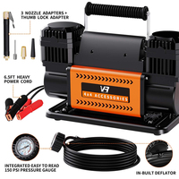 Compresseur d'air robuste 12V/24V forte puissance gonfleur de pneu automatique pompe de compresseur d'air de voiture