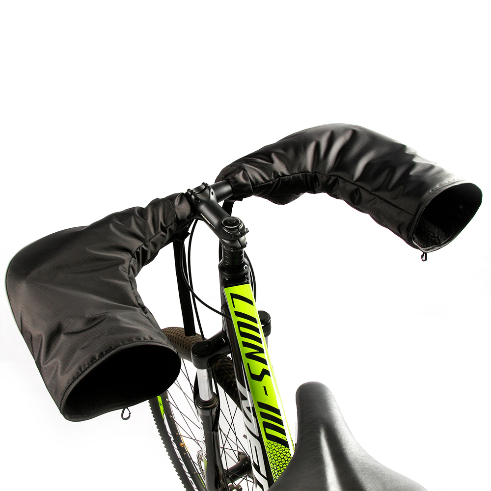 Bike Handlebar Mitts - Waterproof Winter Cycling Mittens for Cold Weather,  Universal Fit for Bicycles, Custom Logo Available