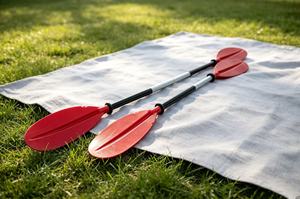 <span class=keywords><strong>Attwood</strong></span> 11763-1 Pagaie de kayak ergonomique à lame droite en aluminium, 2 pièces, pour 1 personne, 7 pieds, noire - Product Image 3