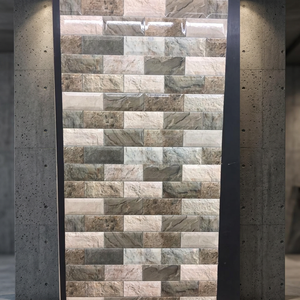 Tuiles murales en céramique de qualité supérieure, nouvelle conception, marque Vistaar, briques de pierre, tuiles d'élévation, 12x24 300x600mm 30x60cm pour usage extérieur - Product Image 2