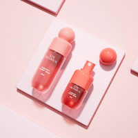 Flacon pulvérisateur de qualité supérieure rouge-violet 60 ml 120 ml avec bouchon à bille, idéal pour les voyages et les soins quotidiens de la peau, pour l'emballage cosmétique