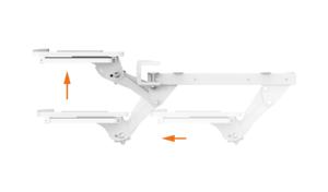 V-supports Cachée souris pad coulissant rail type sous le <span class=keywords><strong>bureau</strong></span> clavier <span class=keywords><strong>plateau</strong></span> pour les joueurs VM-KB15 - Product Image 2