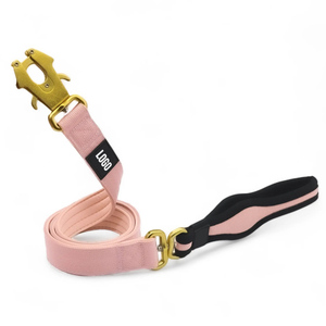 Tali hewan peliharaan nilon tugas berat pegangan empuk Neoprene lembut tali anjing taktis penuntun hewan peliharaan dengan klip katak - Product Image 3