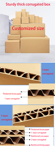 Biểu tượng tùy chỉnh giá thể hiện giao thông vận tải thêm cứng di chuyển bao bì hình chữ nhật Board sóng gấp vận chuyển hộp carton - Product Image 4