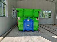 Compacteur de déchets industriels RNKJ, compacteur hydraulique de déchets, compactage haute densité, station de traitement des déchets mobile