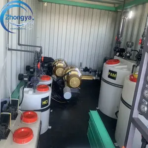 Pompa tanaman air, 2 ton untuk hari perawatan limbah mbr membran bioreaktor pompa tanaman air paket tanaman