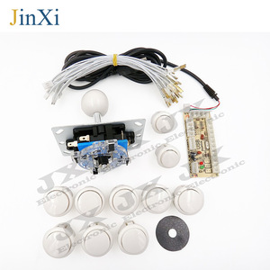 JinXi Arcade Joystick Kit With Red Buttons USB Interface For PC <b>Gaming</b> <b>Controller</b> DIY Accessories - Product Image 3