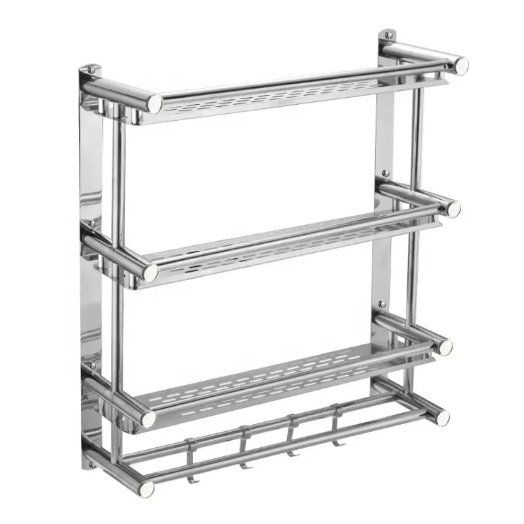 stainless towel shelf