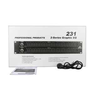 Equipo de sonido profesional Dual 31-Band Audio Graphic <span class=keywords><strong>Equalizer</strong></span> <span class=keywords><strong>1</strong></span>/3-Octave Constant Q Frecuencia Band 231 Oferta de descuento Metal - Product Image 6