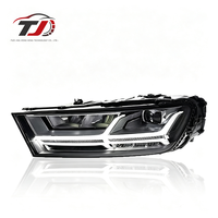 Phare avant modifié haut de gamme pour Audi Q7 2016-2019, avec feux de jour LED de type aéronautique et clignotants, 12V 8000 Lumens 6000K