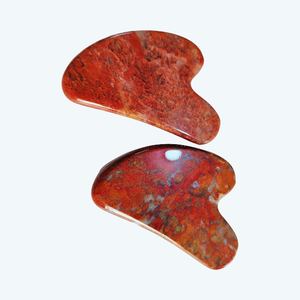 Nuevo Set de Gua Sha Facial de Jaspe Mookaite Natural, Herramienta de Masaje de Raspado - Product Image 5