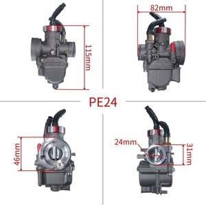 Carburador de Motocicleta PE24 de 24mm para KX80 KX100 KX125 DIO NSR NSR125 50-125CC Motor de <span class=keywords><strong>2</strong></span>/4 <span class=keywords><strong>Tiempos</strong></span> Pit Bike Dirt Bike ATV Quad Carb - Product Image 6